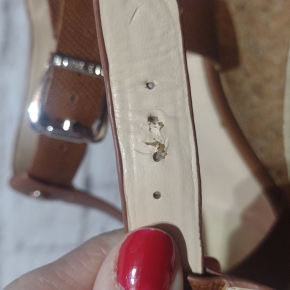 Alex Marie Brown Leather Women's Sandals 7.5 - Picture 10 of 12